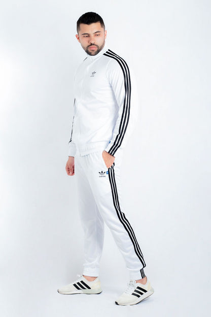 Conjunto Adidas Hombre blanco - SUDADERA