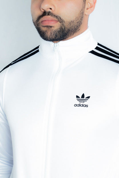 Conjunto Adidas Hombre blanco - SUDADERA